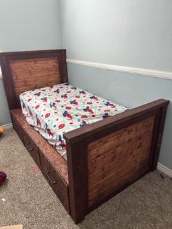 Solid Wood Twin Bed Frame