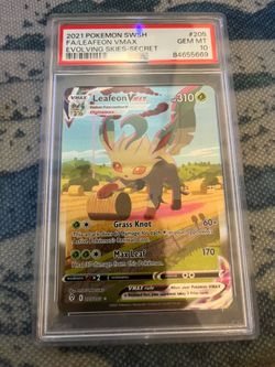 Pokemon Leafeon 205 Evolving Skies PSA 10