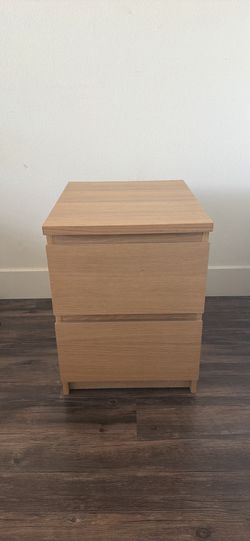 IKEA Storklinta Side Table With 2 Drawers