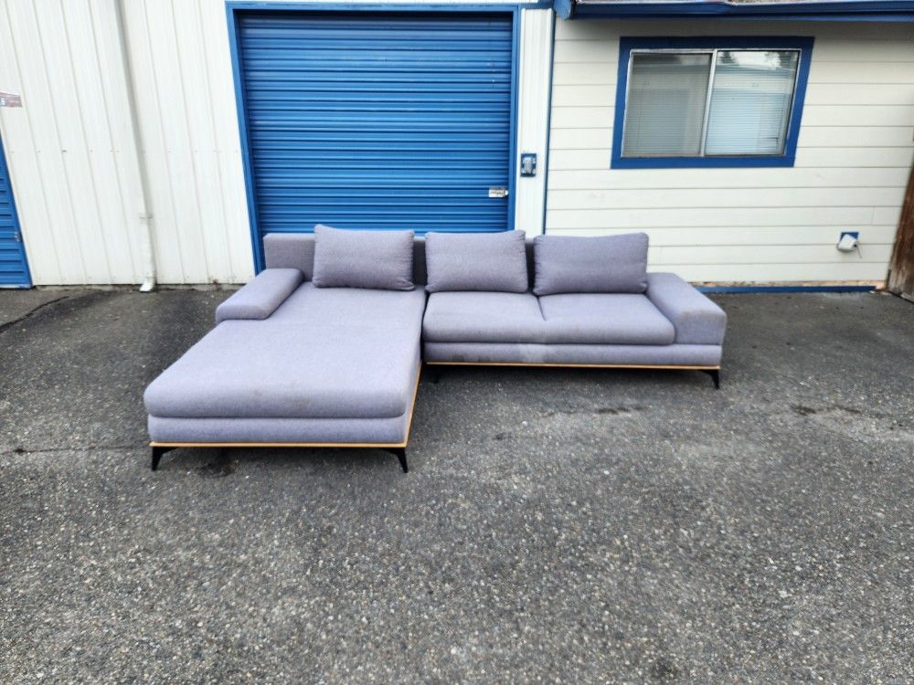 Sleeper Sofa With Chaise + Storage FREE DELIVERY