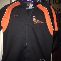 Lnew In Bordered Large Baltimore Orioles Button Up Jersey Shirts Only $25 Firm