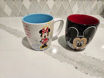 Disney Mickey & Minnie Mugs