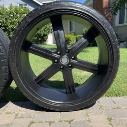 6 Lug Nut Rims & TIRES/ Rines & LLANTAS De 6 birlos (6x5.5) Size: 26”