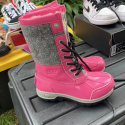 Ugg Pink Snow/rain Boots 