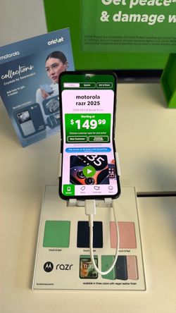 Razr 2025 here at cricket our the door for 320 :)