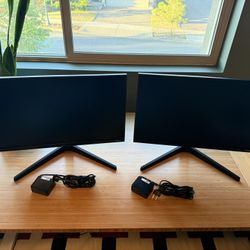 Two 22” SAMSUNG Monitors Model F22 T350FHN