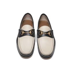 Gucci white leather shoes