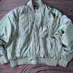 New Look Green Bomber Jacket. Like New Comfy and Warm