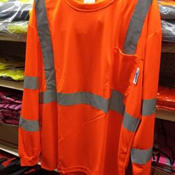 TRUECREST HIGH VISIBILITY SAFETY SHIRT REFLECTIVE AND BEYOND SIZE 2XL, XL, L, M, S