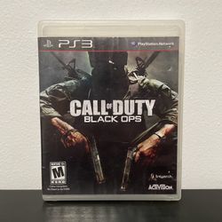 Call Of Duty Black Ops PS3 Sony PlayStation 3 Video Game 2010