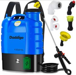 DADDIGO BATTERY BACKPACK SPRAYER 4.2 GAL / 16 L. REGULAR FROM 59.99 TO ONLY 35.00