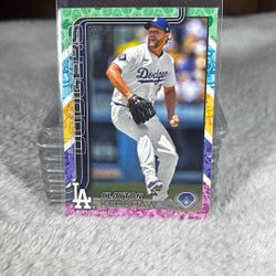 2025 Topps Easter  Super Short Print Clayton Kershaw 
