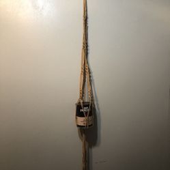 Macrame Plant Holder New Never Used Brown 