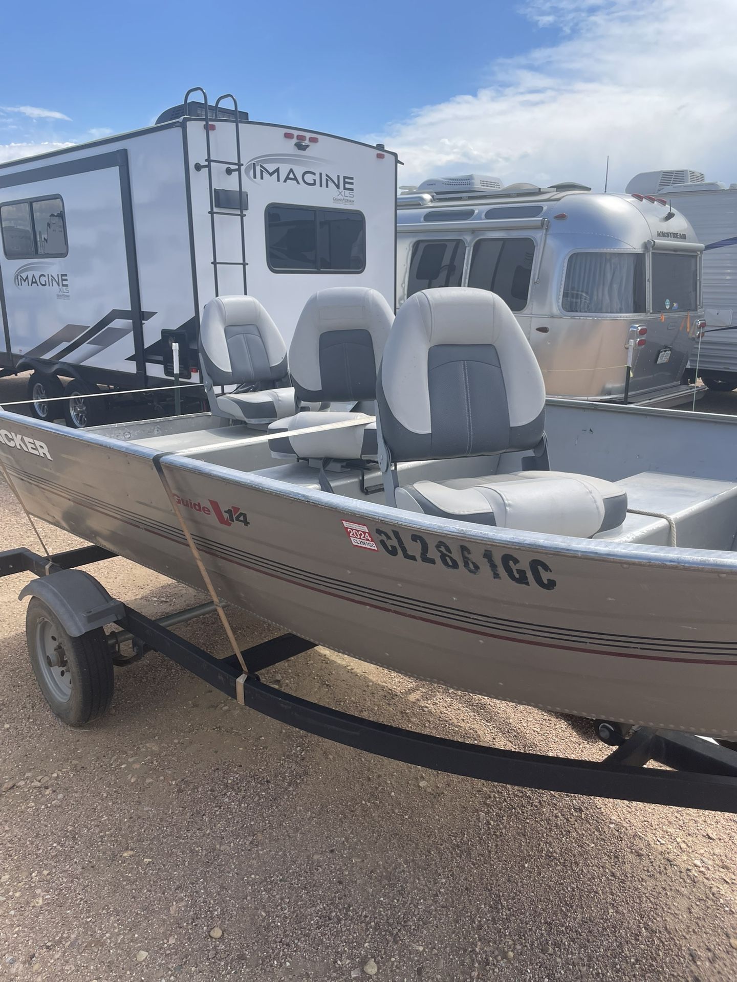 V8 Tracker Fishing Boat