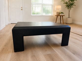 Black Square Coffee Table – Solid & Sturdy