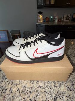 Size 15 Nike Air Indee White Red SKU 318488-111 Preowned