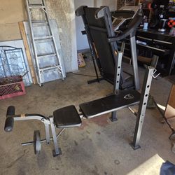 Bench Press And Weights 