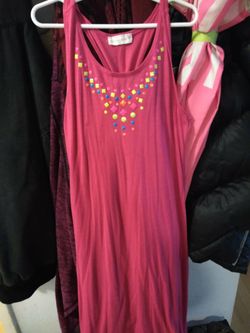 Size 7/8 GIRLS PINK DRESS