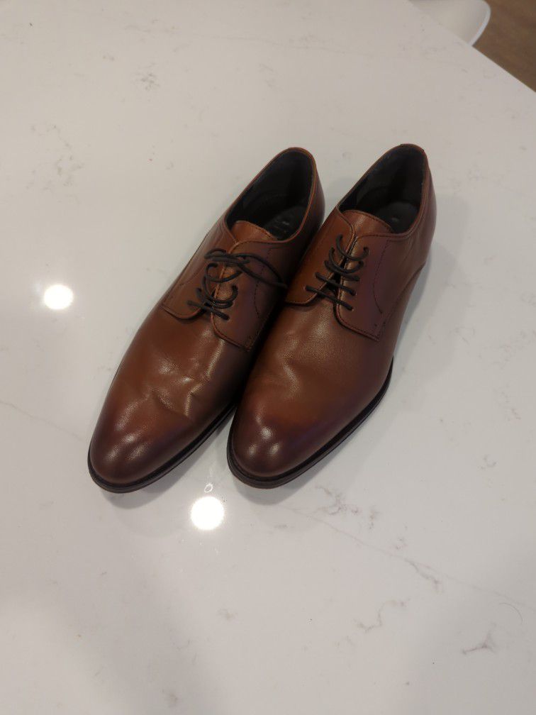 Men's Brown Leather Dress Shoes (11)