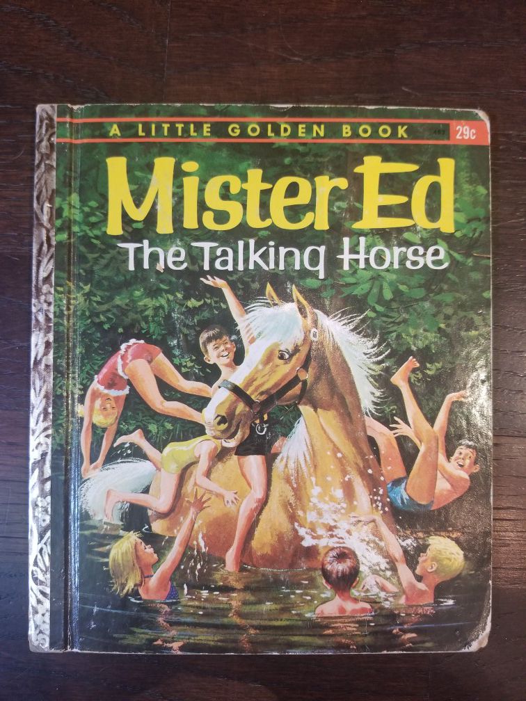 Vintage Little Golden Book 29¢ Cover 1962 Mister Ed The Talking Horse