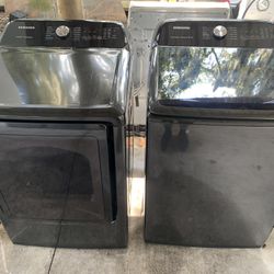 Samsung Glass top Top Loader Washer And Dryer Set