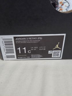 Jordan size 11 Adidas size 12