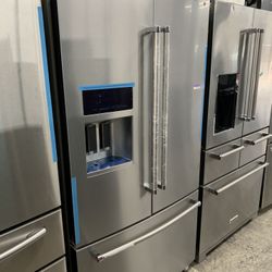 Kitchen Aid French Door In Stainless Steel New Open Bix