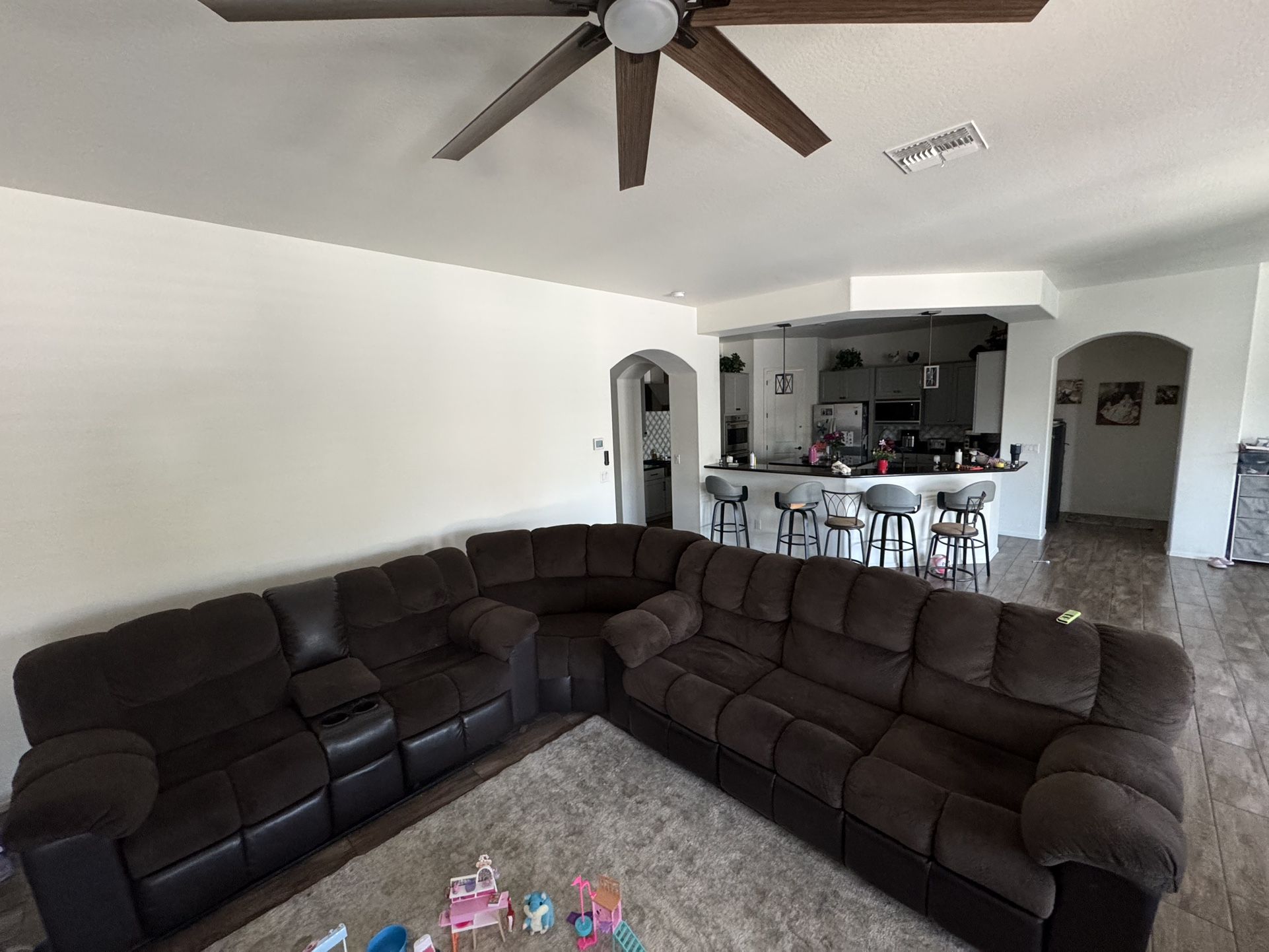 Brown Sectional Couch