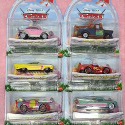 Disney Pixar Easter toy Cars  McQueen, Ramone ,Mater,Flo & Buggy
