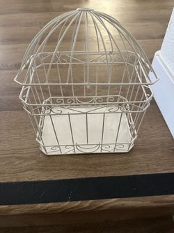 Decorative birdcage letter box