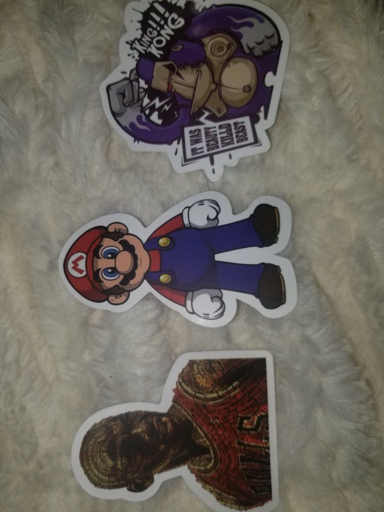 Mario, Jordan laptop accessories stickers