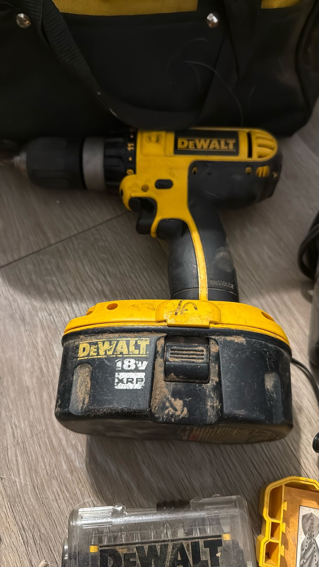Yellow Power Drill DeWalt