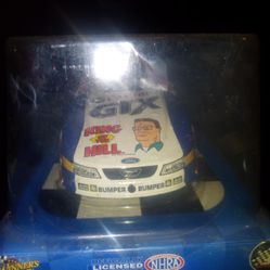 King of the hill drag racing car