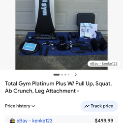 Total gym platinum plus