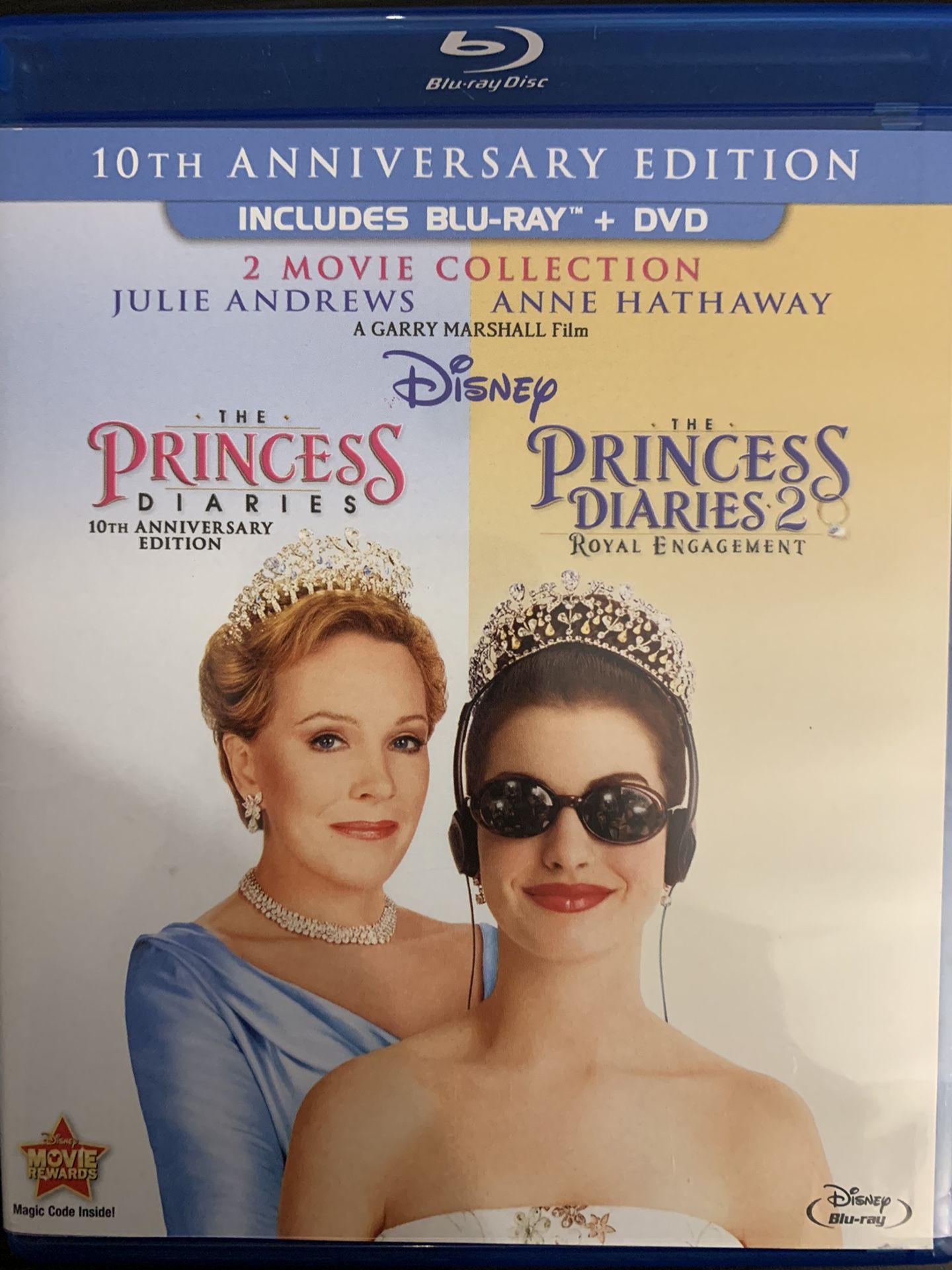 Disney’s The PRINCESS DIARIES 2-Movie Collection 10th Anniversary Edition (Blu-Ray + DVD)