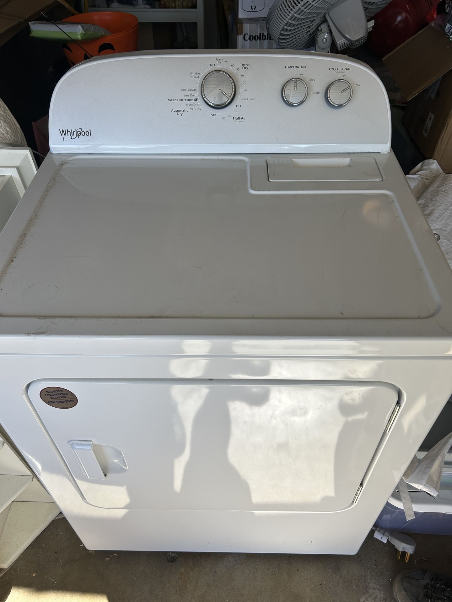 WHIRLPOOL 7.0 CU Electric Dryer 