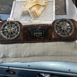 Golf Cart Bluetooth Stereo