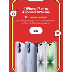 Verizon Iphone 17 FREEE