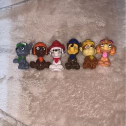 Rocky, Zuma, Skye, Rubble, Marshall & Chase  Figures