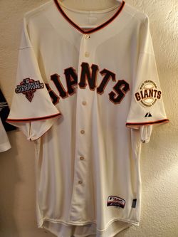 Buster Posey 2012 World Series Champions jersey sz 52