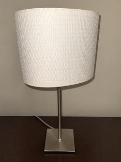Table Lamp with Textured White Shade | $25 each