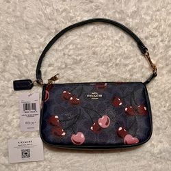 ✨NEW!! COACH Nolita 19 In Signature Canvas With Cherry Print - CZ011✨