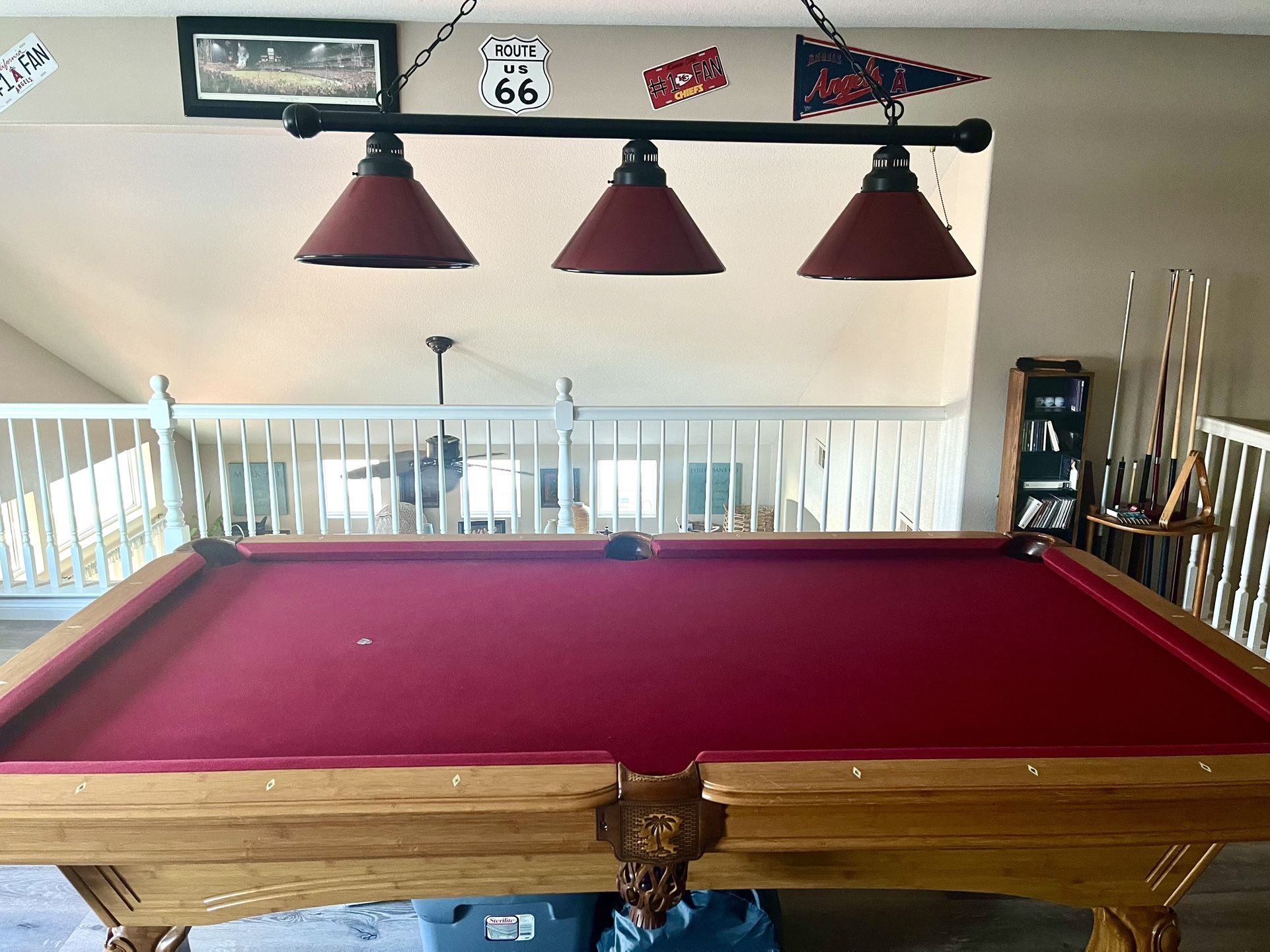 Bamboo Pool Table