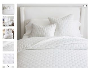 Pottery Barn Quilt + Shams & Inserts – Excellent Condition