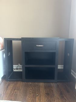 Wood Cabinet w/ 2 Pull Out C Tables (Available until 1/10)