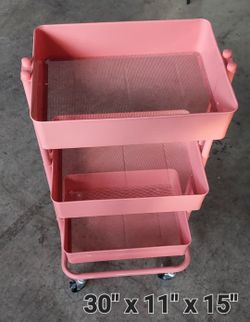 3 tier rolling cart