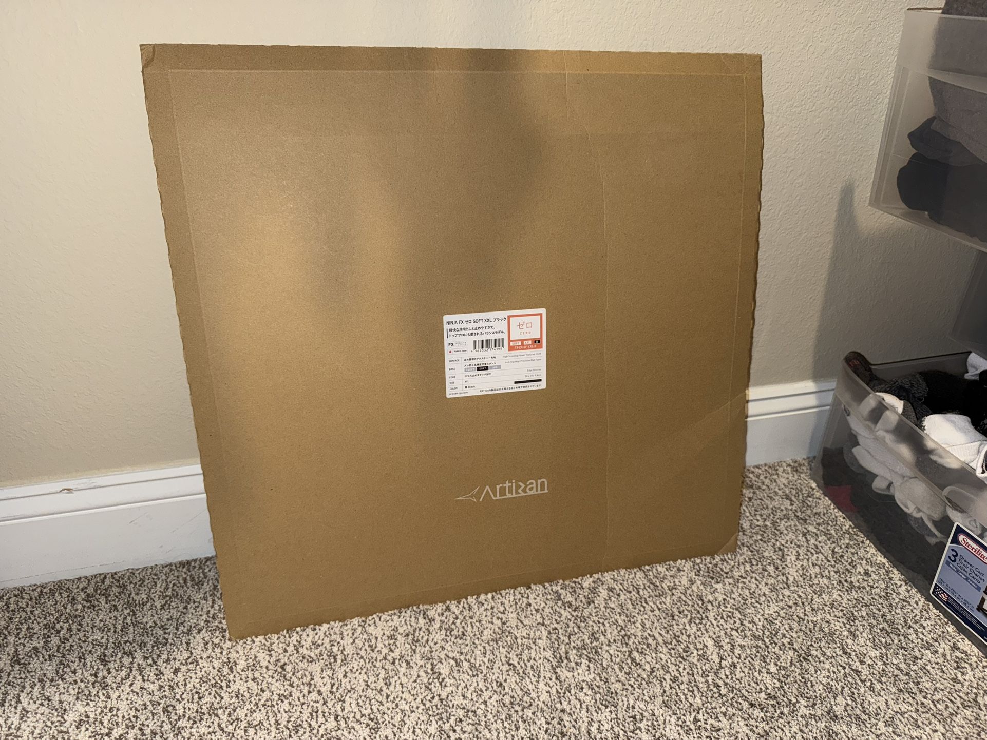 Artisan Zero Soft - XXL In Black Gaming Mousepad