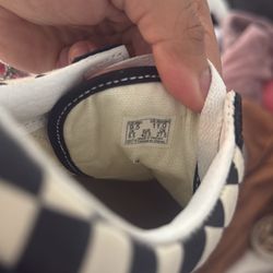 Checkboard Vans 