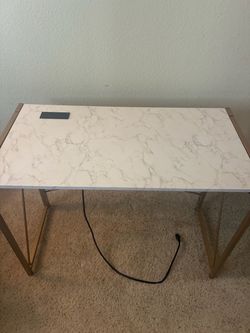 Marble-gold desk