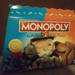 Monopoly Cats VS. Dogs Board Game (brand new) 